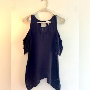 cute off shoulder knit top